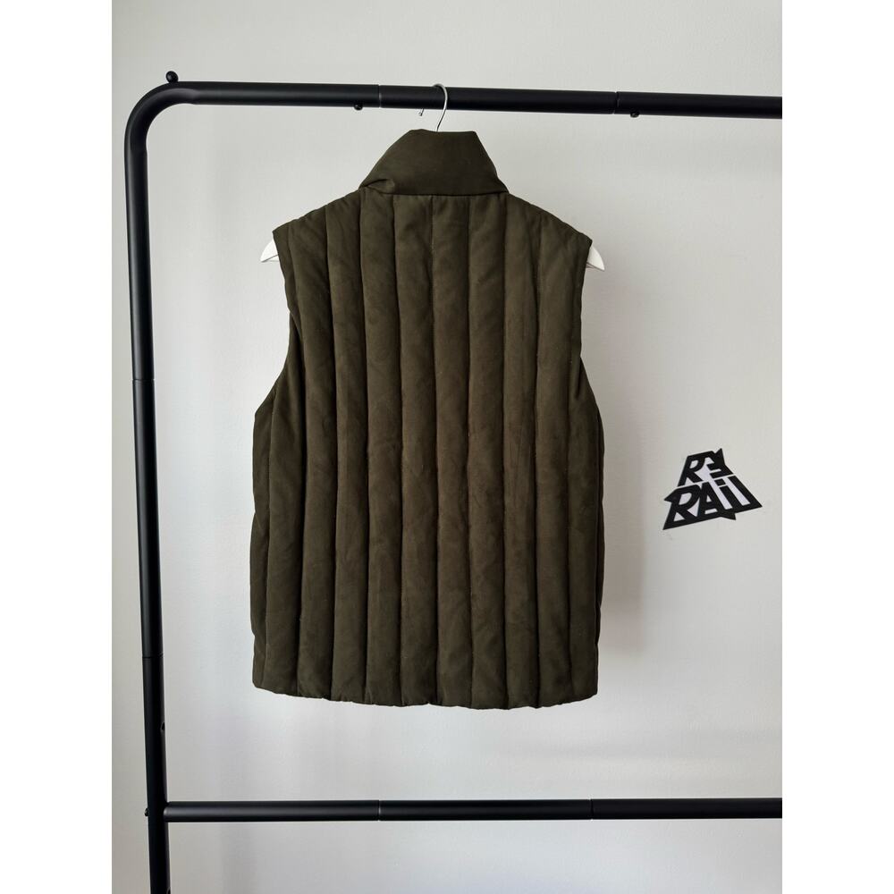 Ciesse Reversible Cashmere Quilted Down Vest - Picture 2 of 8